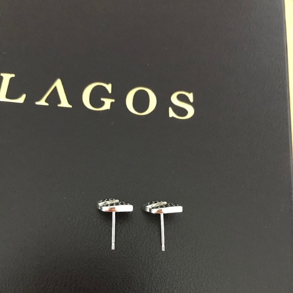 John Hardy Black Spinel Sapphire Stud Earrings